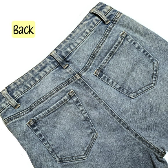 ⚫️ ☆NWOT☆ Tinseltown Destructed Mom Jeans Size 9 Juniors - Picture 7 of 11